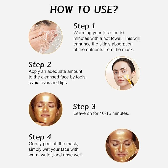 🔥 Gold Peel-Off Face Mask – Buy 1 Get 1 FREE! Limited Stock – Anti-Aging & Blackhead Removal Must-Have!